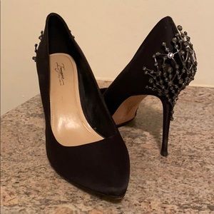 Imagine by Vince Camuto Black Embellished Heels